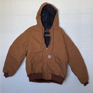 Carhartt Tan Hooded Jacket